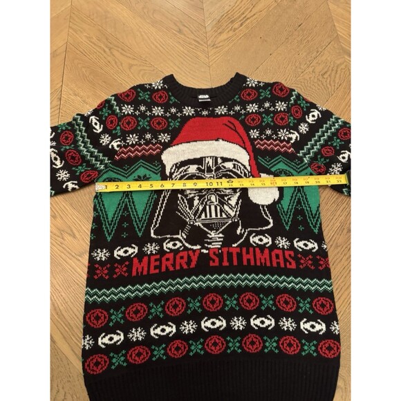 Official Star Wars Darth Vader “Merry Sithmas” Ugly Christmas Sweater Medium - Picture 6 of 7